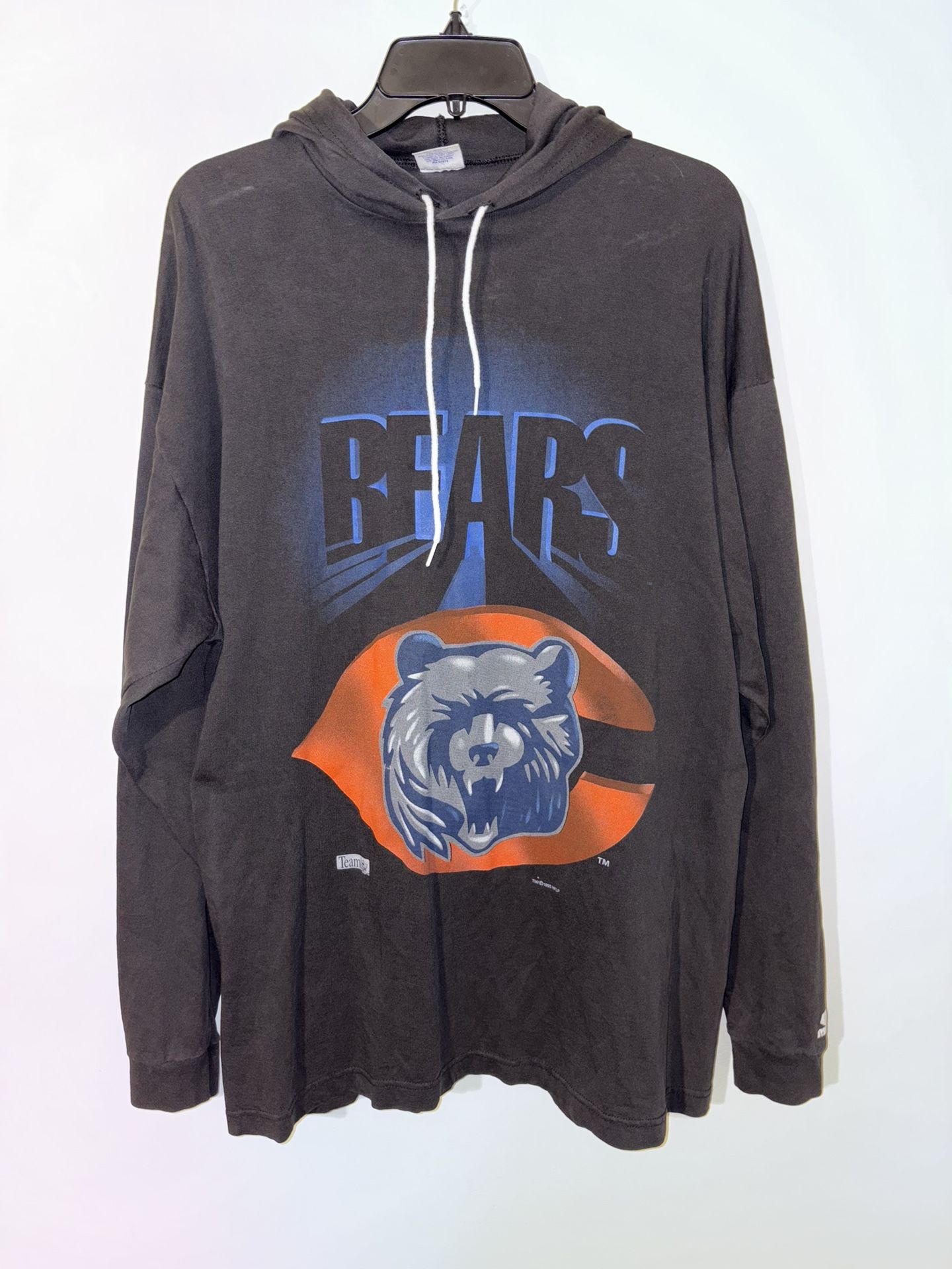 Vintage 1993 Starter NFL Chicago Bears Hoodie Size XL