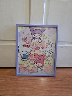 Custom Hand-Painted Sanrio Wall Art - Hello Kitty & Friends