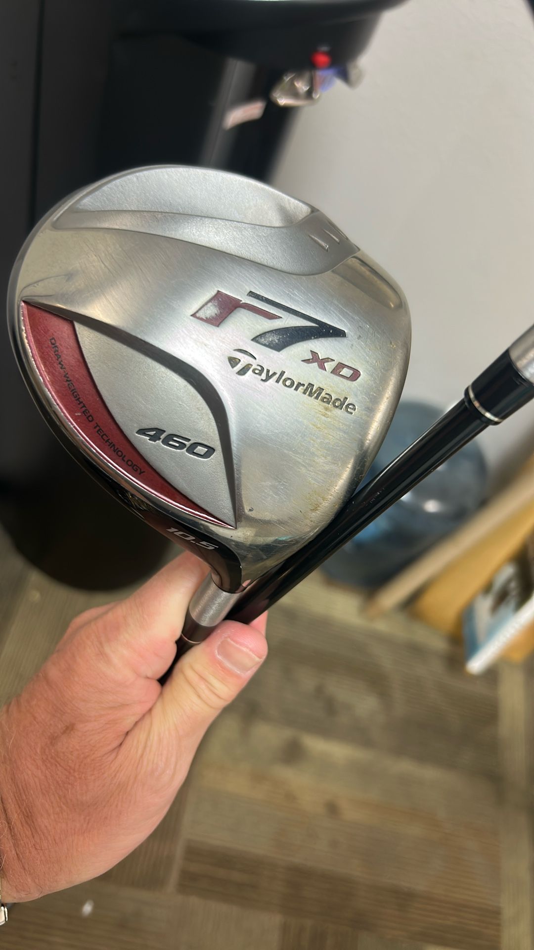 Taylor made our 7XD driver and Threewood regular flex
