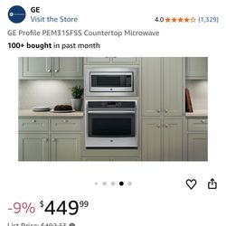 GE Profile PEM31SFSS Countertop Microwave