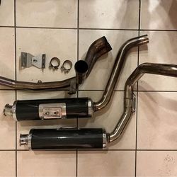 Ducati Monster Spark Carbon Fiber Full Exhaust System