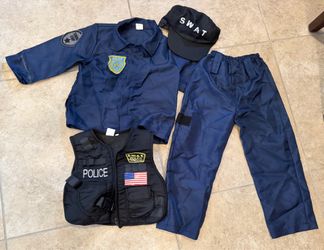Boys Police Swat Costume size 3