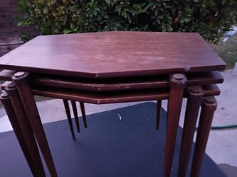 vintage nesting tables taking reasonable offers need a little TLC
