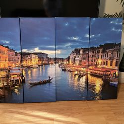 Venice Italy Canvas - 4 Pieces 