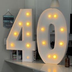 Lighted Numbers