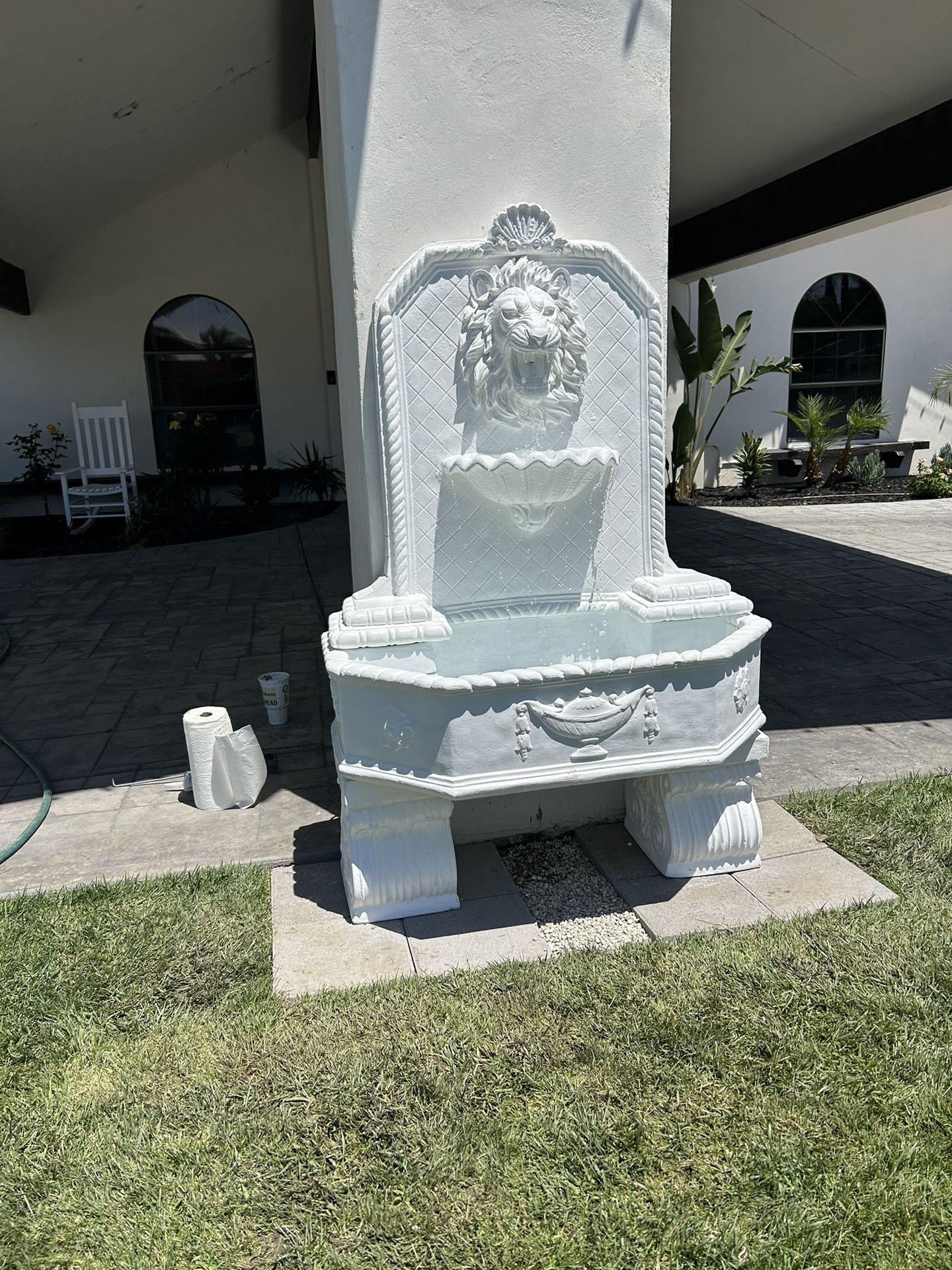 New Fountain Made Out Of Cement Perfect Gift 🎁 