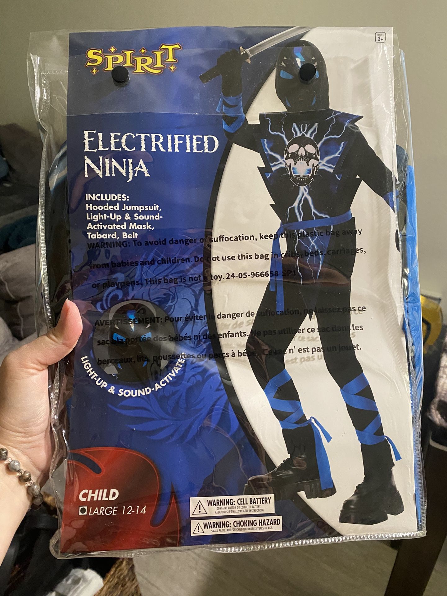 Halloween Costume Electrified Ninja