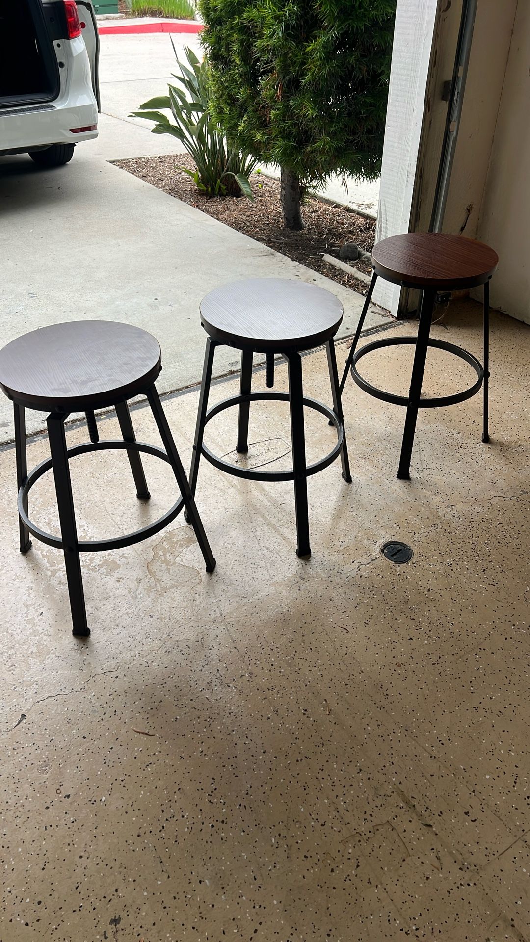 3 Bar Stools (Sold As A Set)