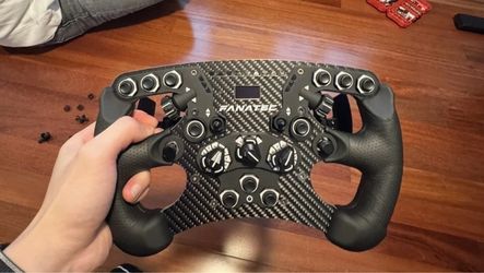 ⁠Fanatec ClubSport Formula V2.5 Steering Wheel Carbon Fiber w/ Pre-Installed QR2