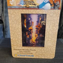CraftHub Kung Fu Panda Premium Wooden Puzzle
