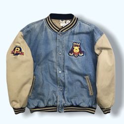 Vintage Disney Winnie The Pooh Bombers Jacket