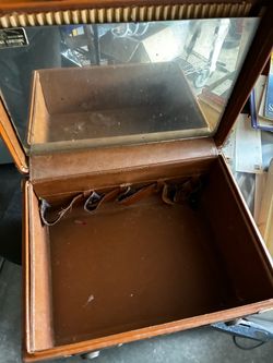 Vintage Rauchbach/ Goldsmith Co Cowhide Travel Case