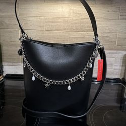 Katie And Kelly Draped Charm Bag