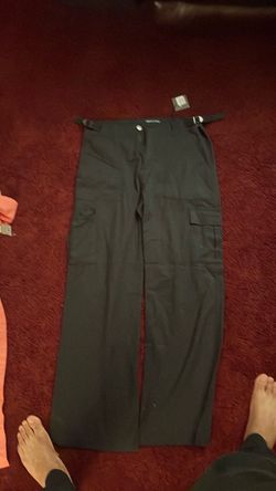 Black Cargo Pants with Tags