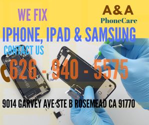 Iphone , Ipad and Samsung Galaxy repair service  At Rosemead CA start from $40  Please Contact Us 626 940_5575  to get quote