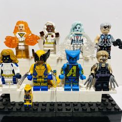 Marvel X-Men Minifigures Heroes Bundle | New Custom LEGO Compatible Toys