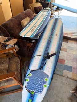 2 soft top surfboards