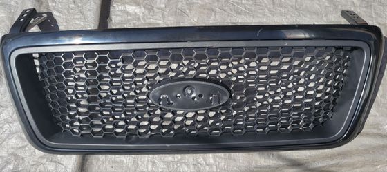 💝 Black Grille Assembly Grill Honeycomb Insert For 04-08 Ford F-150 Pickup Truck