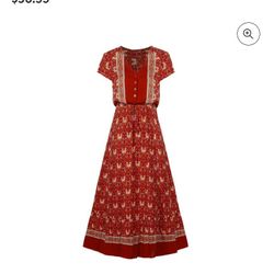 Diahey Casual Women V-neck Short Sleeve Dress Bohemian Button Lace Holiday Long Skirt
New never used with no tag 
Size S