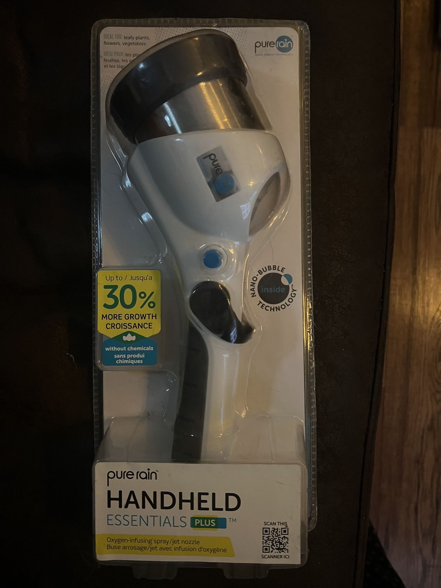 Pure Rain Handheld Essential Shower Head Oxygen Infused New