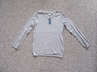 NWT Women's Old Navy Light Gray Sweater Size XS