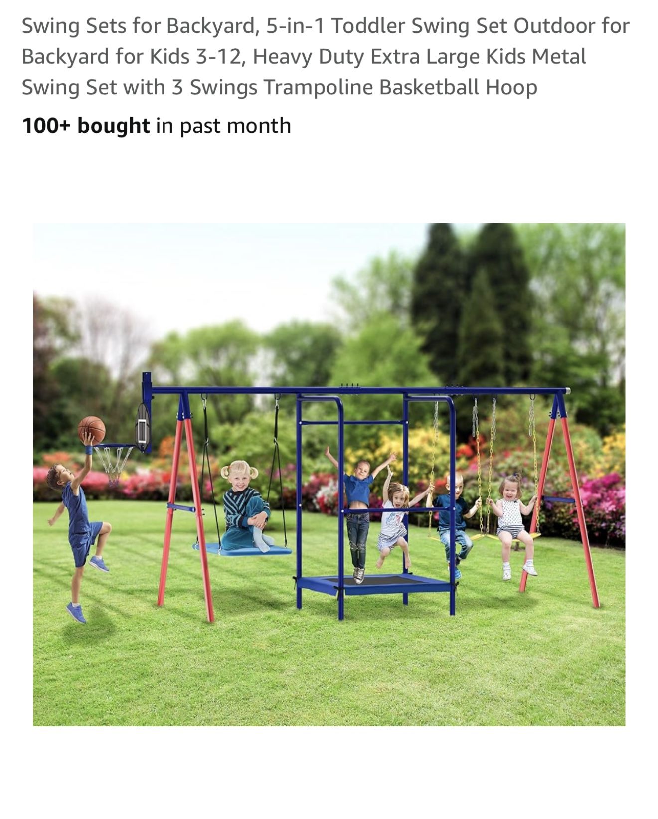 Swing Set For Backyard