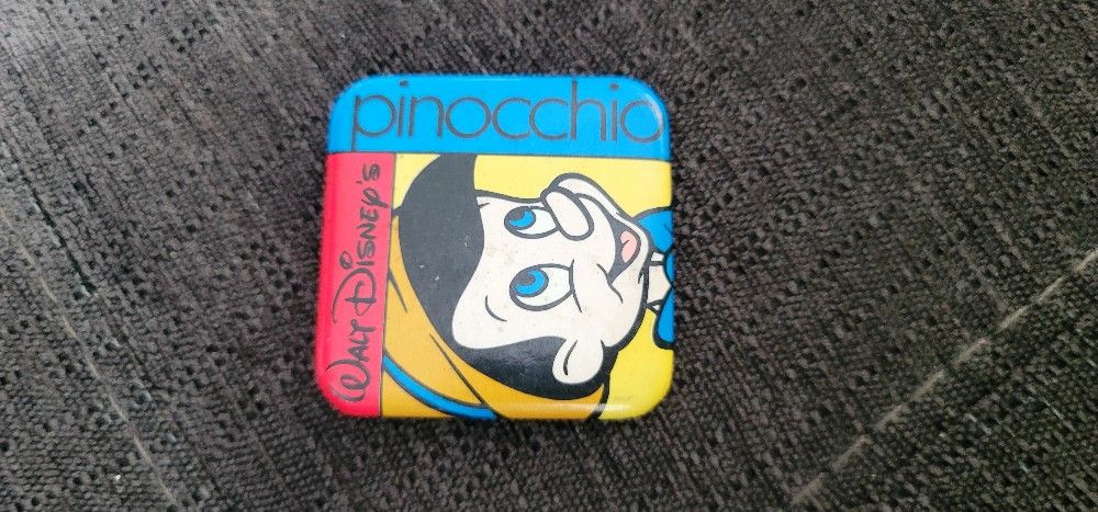 Pinocchio 2x2” Pinback Button, Disney Movie Pin Walt
VINTAGE OLDER WALT DISNEY PINOCCHIO BUTTON  PIN $7