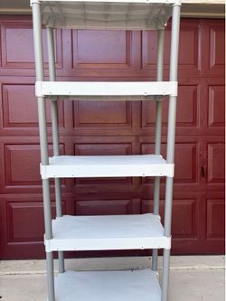 Plano Plastic Shelving 5 Tier