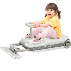 Portable Go Kart, 12v Ride On Race Car, Variable Speed for Ages 3-8Years,Every Child Can Choose Their Own Speed.

