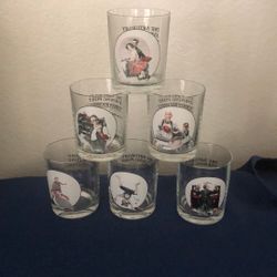 Norman Rockwell Vintage Glasses 