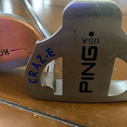 Ping and Taylormade Putters Golf Clubs 