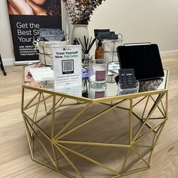 Modern Gold Coffee Table !
