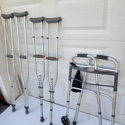 Delivery Avail $25 Each Any Crutches Aluminum Walker Shower Seat