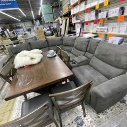 Soft Fabric Recliner Couch From Costco