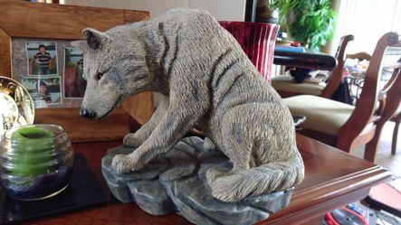 Wolf Statue