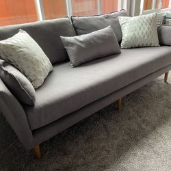 Gray West Elm Couch 