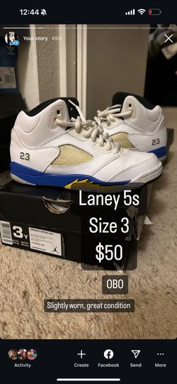Jordan 5s Laney