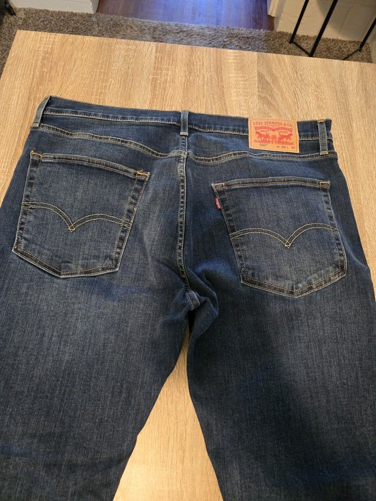 Two Pairs Of Levi 502 Jeans 36x30 And 36x29
