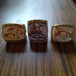 Denver Broncos Championship Ring Set
