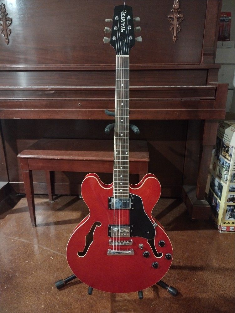 Hamer Echotone electric guitar - Korean ES335 copy 