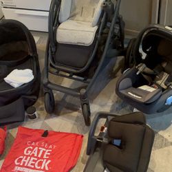Uppa baby V2 Stroller/Bassinette/Car seat System