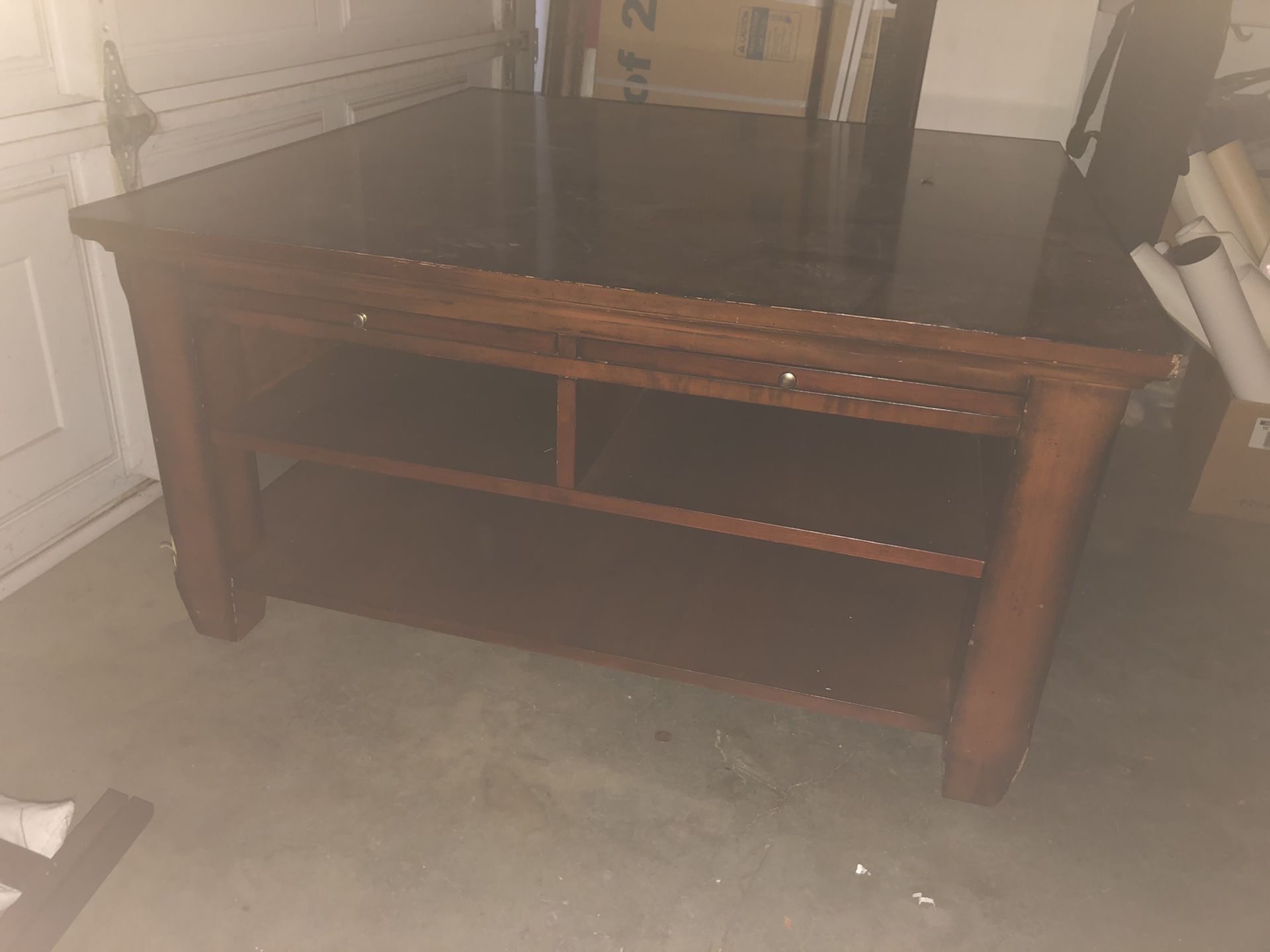 *FREE* solid wood coffee table
