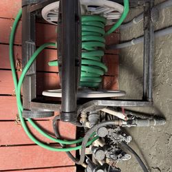 Hose Reel with Garden Hose
