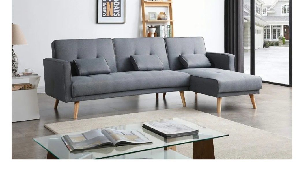 Sofa Sectional Fold Out Into Bed New In Box