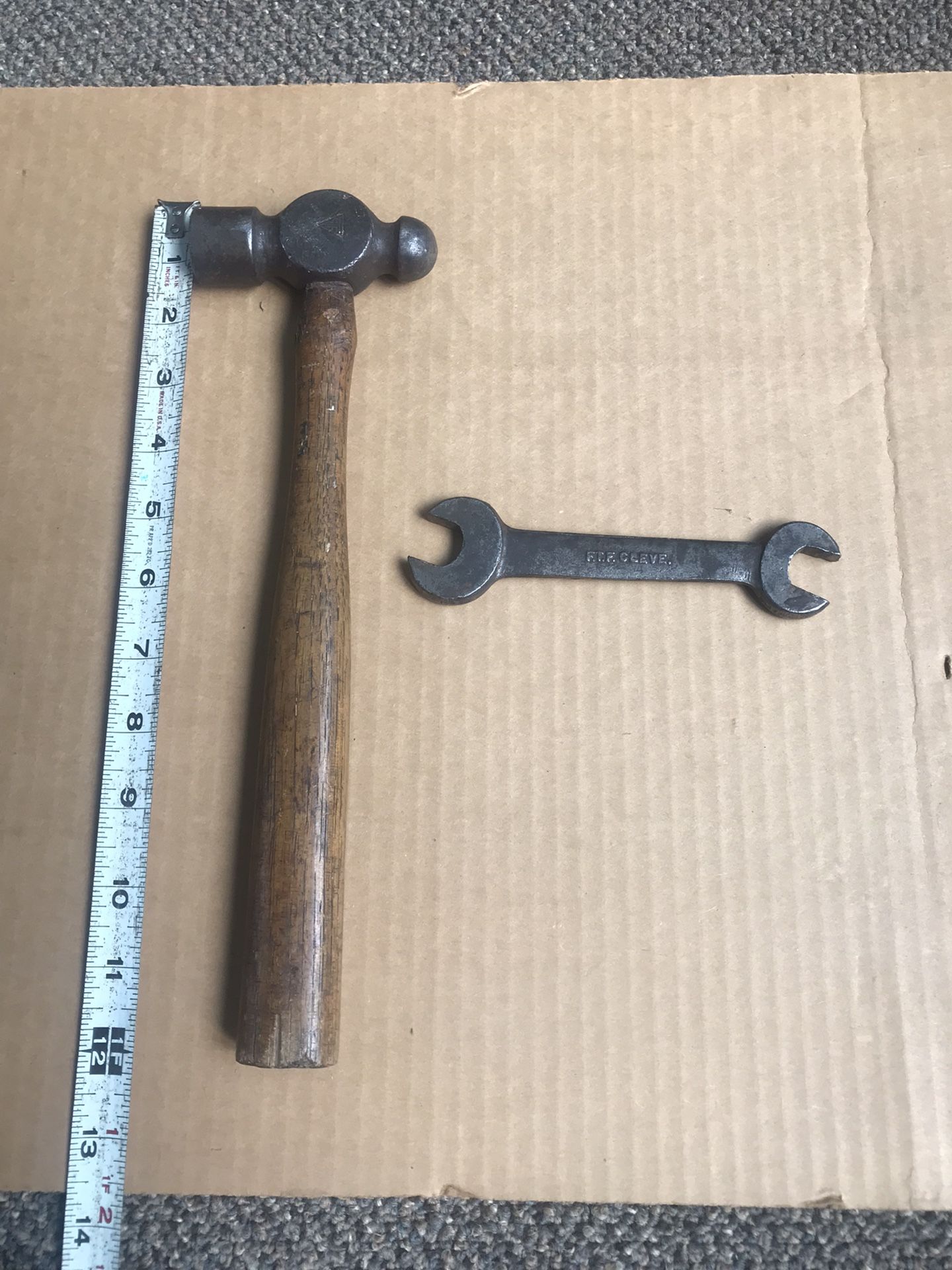 Vintage Hammer And Wrench