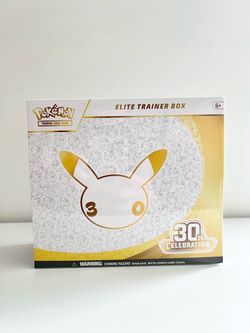 Pokemon 30th Celebration Anniversary ETB Elite Trainer Box Sealed In Hand