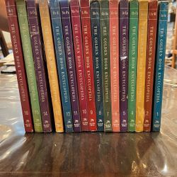 The Golden Book Encyclopedia Vintage copyright 1959 full Set Of 16