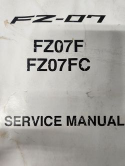 Yamaha FZ-07 Full Service Manual - FREE