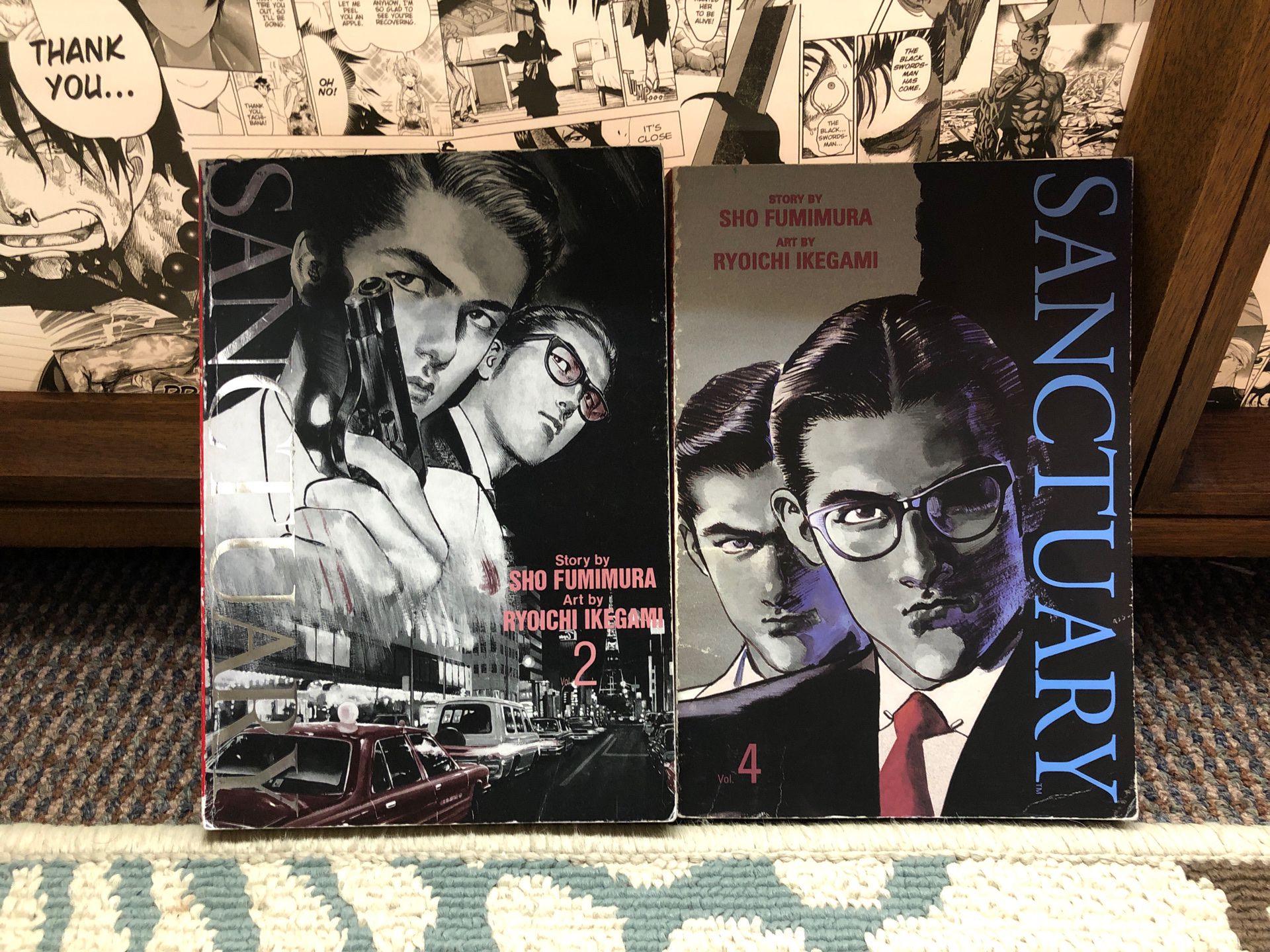 Sanctuary manga books 2 and 5