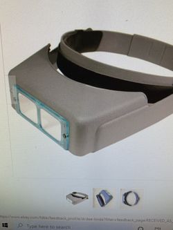 2.5X Magnification Hands Free Magnifier Headset